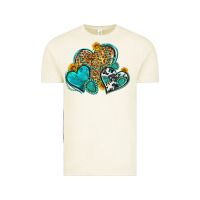 Vintage Arctic western turquoise hearts Vintage Tee - Zillion Design Studio