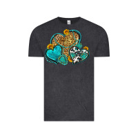 Vintage Black western turquoise hearts Vintage Tee - Zillion Design Studio
