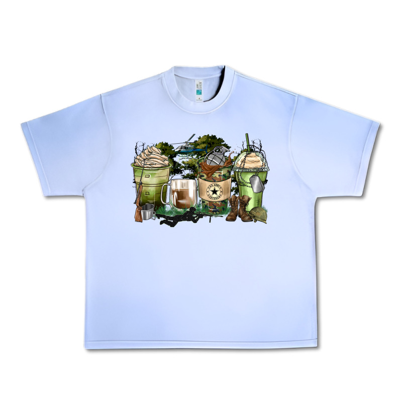 Veteran Coffee Cups Urban Heavy Tee by Zillion Design Studio | Teevron