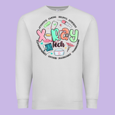 X Ray Tech Premium Sweatshirt Designed By Maliassmallbusiness