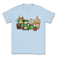 Dusty Blue lawyer coffee cups Classic Tee - AdoDesignShop