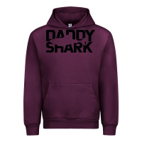 Mauve Wine Daddy Shark Urban Hoodie - Bettercallsaul
