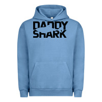Pigment Pebble Blue Daddy Shark Urban Hoodie - Bettercallsaul
