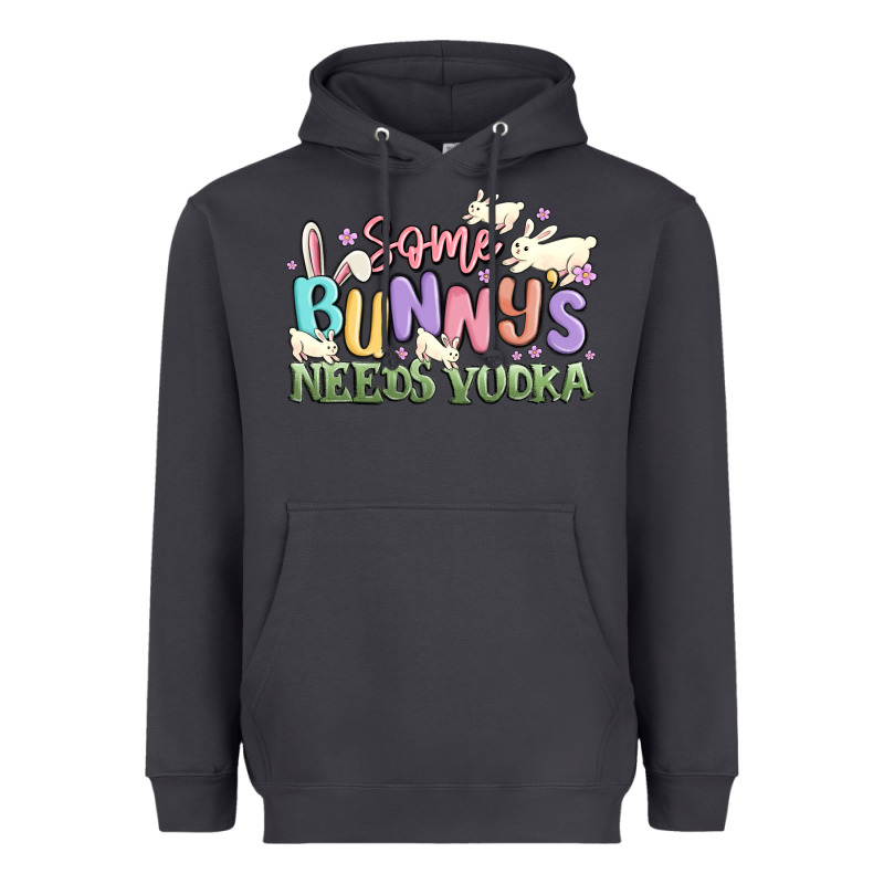 Some Bunnys Needs Vodka Heavyweight Hoodie by MaliasSmallBusiness | Teevron