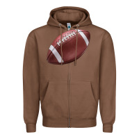 Chestnut football ball Zipper Hoodie - JahusDesignShop