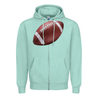 Seafoam football ball Zipper Hoodie - JahusDesignShop