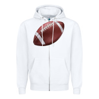 White football ball Zipper Hoodie - JahusDesignShop
