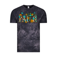 Cloud Black western faith Vintage Tee - Zillion Design Studio