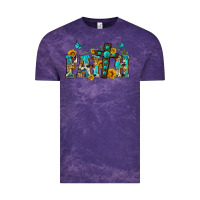 Cloud Purple western faith Vintage Tee - Zillion Design Studio