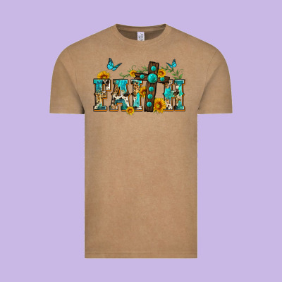 Western Faith Vintage Tee Designed By Zillion Design Studio