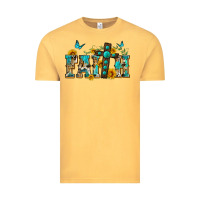 Vintage Mustard western faith Vintage Tee - Zillion Design Studio