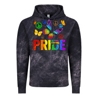 Cloud Black hippie pride Vintage Hoodie - texasbilliewilder