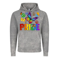 Cloud Rock hippie pride Vintage Hoodie - texasbilliewilder