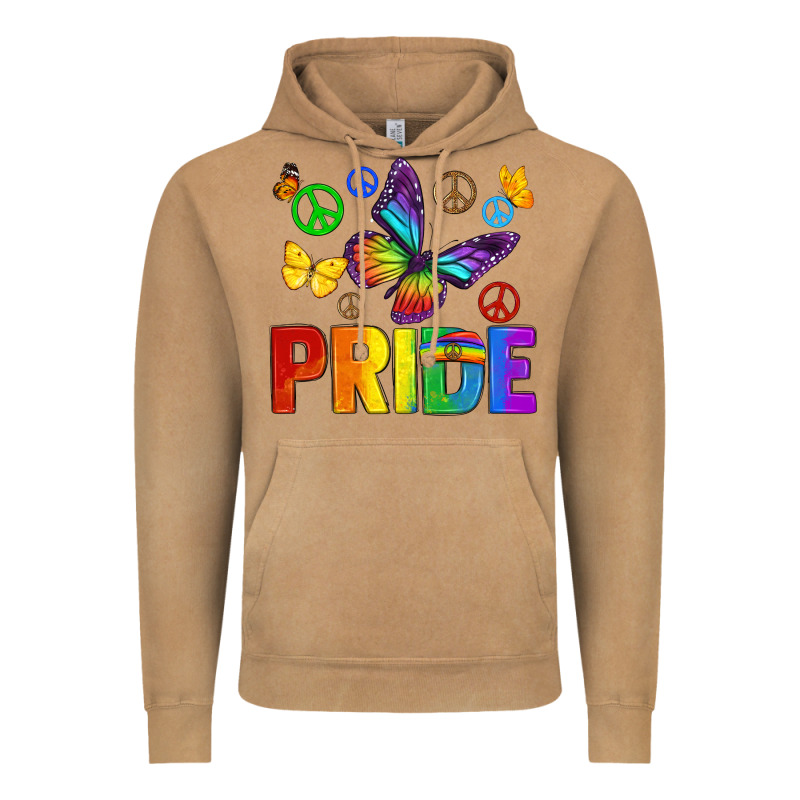 Hippie Pride Vintage Hoodie by texasbilliewilder | Teevron