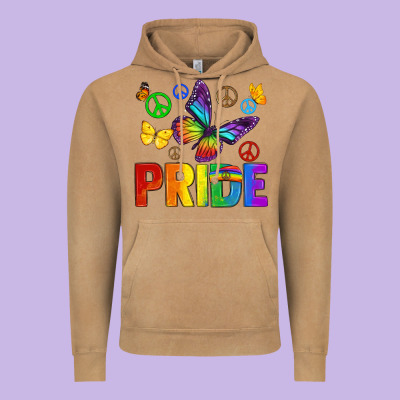Vintage Hoodie hippie pride