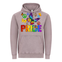 Vintage Zinc hippie pride Vintage Hoodie - texasbilliewilder