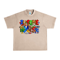 French Oak ausome autism nurse Urban Heavy Tee - Zillion Design Studio