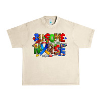 Sandshell ausome autism nurse Urban Heavy Tee - Zillion Design Studio