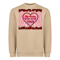 Mushroom my valentine has four paws Heavyweight Sweatshirt - RanaPortraitStore