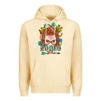 Pina Colada Western Rodeo Girl Braid Red Hair Premium Hoodie - BundleAndBundleShop