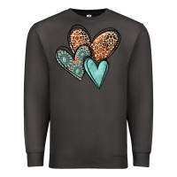 Smoke western love hearts Premium Sweatshirt - MaliasSmallBusiness