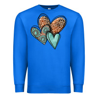 True Royal western love hearts Premium Sweatshirt - MaliasSmallBusiness