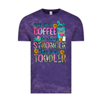 Cloud Purple may your coffee be always stronger than your toodl Vintage Tee - Zillion Design Studio