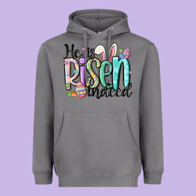 He Is Risen Indeed Heavyweight Hoodie Designed By Maliassmallbusiness