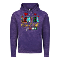 Cloud Purple Christmas dental assistant Vintage Hoodie - JahusDesignShop