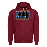 Burgundy armed forces day soldier Zipper Hoodie - Artiststas