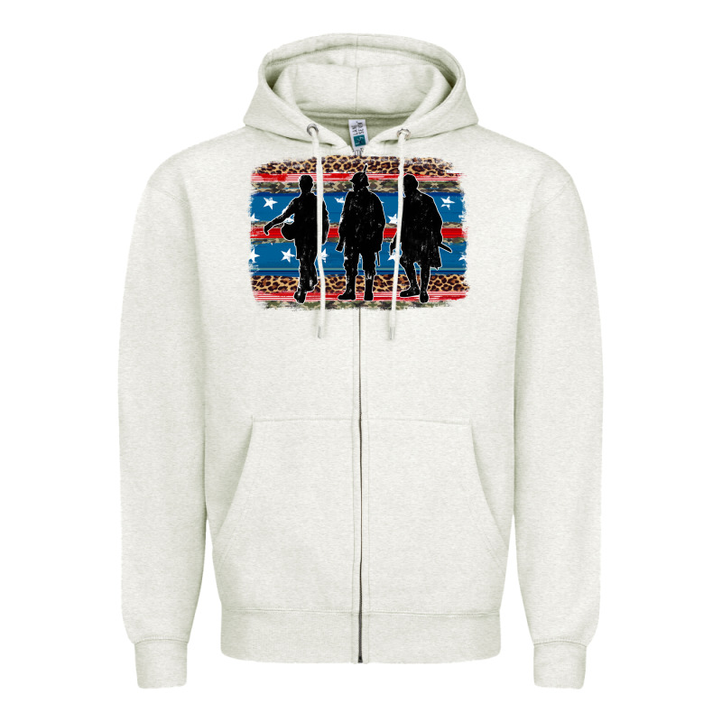 Armed Forces Day Soldier Zipper Hoodie by Artiststas | Teevron