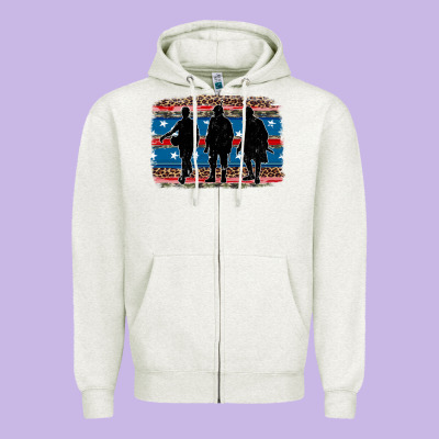 Armed Forces Day Soldier Zipper Hoodie Designed By Artiststas