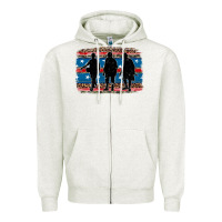 Oatmeal Heather armed forces day soldier Zipper Hoodie - Artiststas