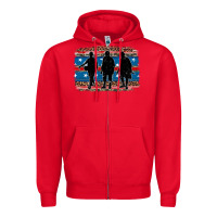 Red armed forces day soldier Zipper Hoodie - Artiststas