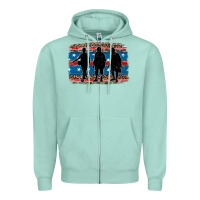 Seafoam armed forces day soldier Zipper Hoodie - Artiststas
