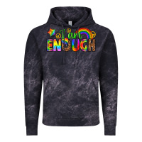 Cloud Black i am enough Vintage Hoodie - texasbilliewilder