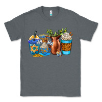 Charcoal Heather hannukah coffee cups Classic Tee - AdoDesignShop
