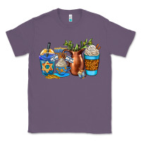 Lavender hannukah coffee cups Classic Tee - AdoDesignShop