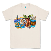 Natural hannukah coffee cups Classic Tee - AdoDesignShop