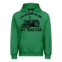 Emerald I D Rather Be On My Tractor Urban Hoodie - Bettercallsaul
