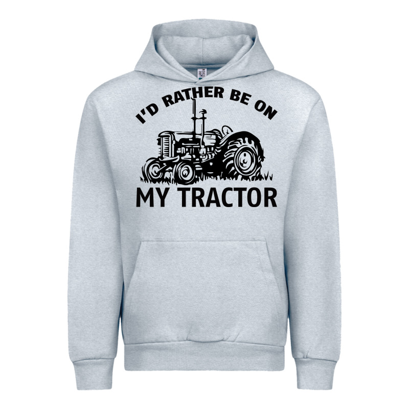 I D Rather Be On My Tractor Urban Hoodie by Bettercallsaul | Teevron