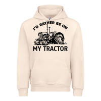 Sandshell I D Rather Be On My Tractor Urban Hoodie - Bettercallsaul