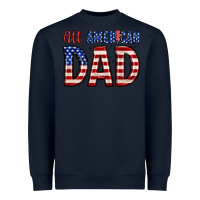Navy all american dad Heavyweight Sweatshirt - Zillion Design Studio
