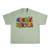 Oil Green ausome autism teacher Urban Heavy Tee - Zillion Design Studio