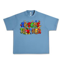 Pebble Blue ausome autism teacher Urban Heavy Tee - Zillion Design Studio
