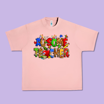 Ausome Autism Teacher Urban Heavy Tee Designed By Zillion Design Studio