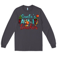 Smoke santa s favorite teacher Long Sleeve Tee - JahusDesignShop