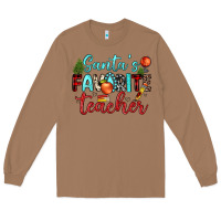 Toasted Coconut santa s favorite teacher Long Sleeve Tee - JahusDesignShop