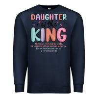 Navy daughter of the king Premium Sweatshirt - MaliasSmallBusiness