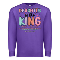 Purple daughter of the king Premium Sweatshirt - MaliasSmallBusiness